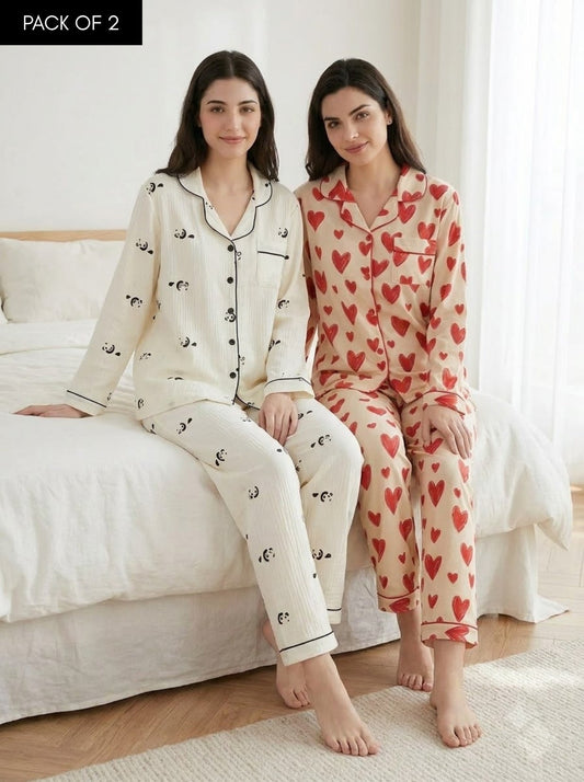 Love Notes PJ Set – Pack of 2
