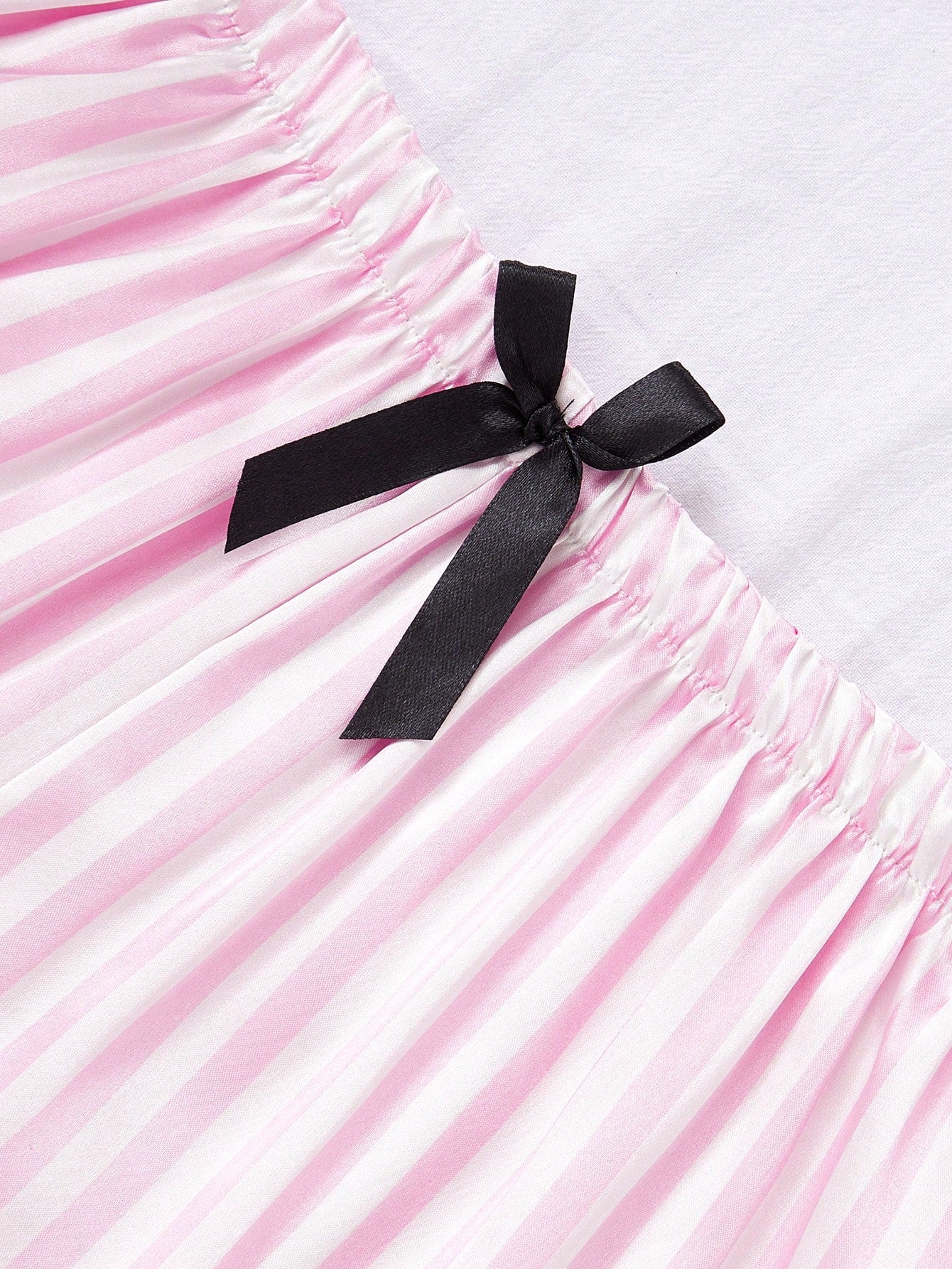 Blush Pink Stripe 3-Piece Women’s Pajama Set