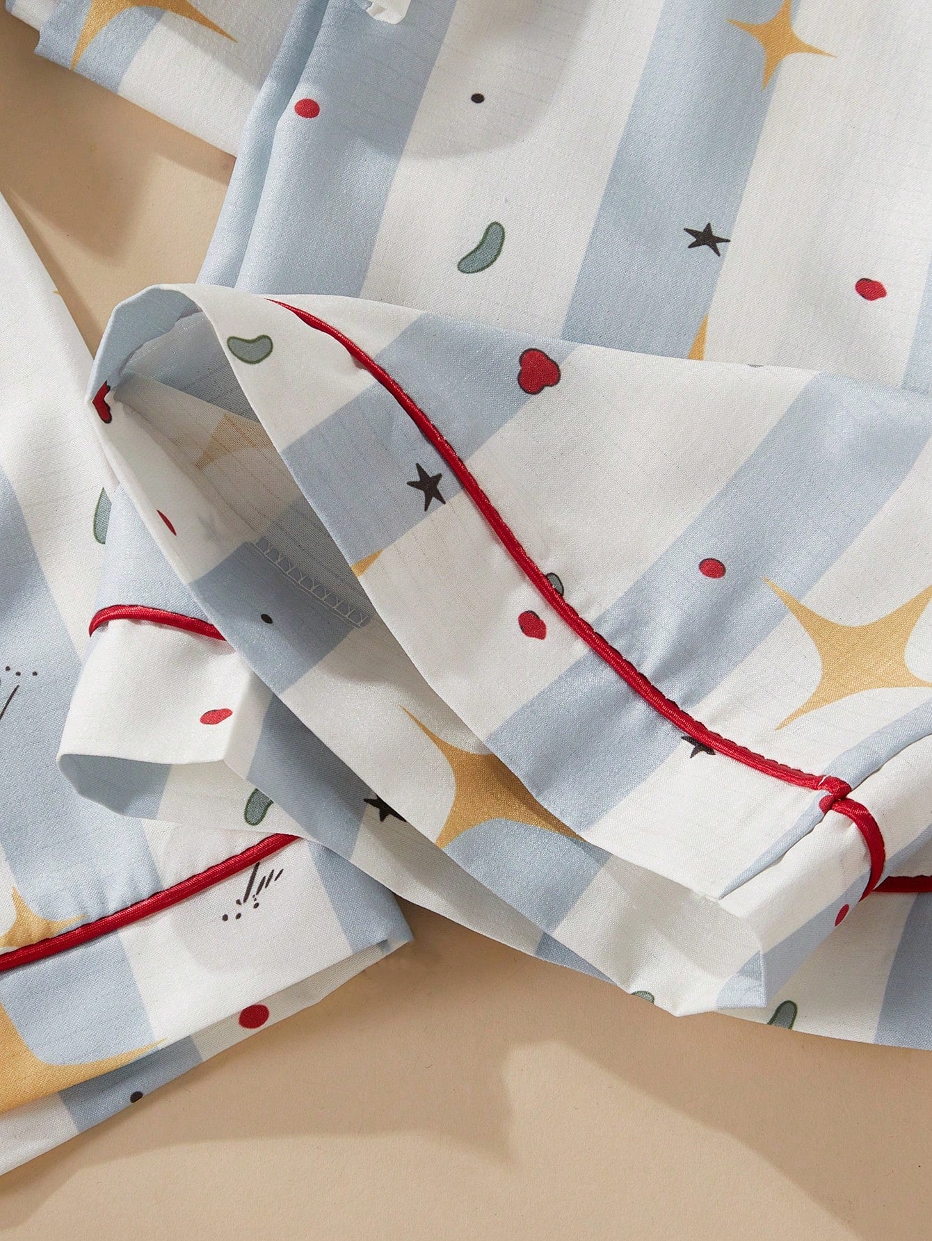 Celestial Star Print 3-Piece Women’s Pajama Set