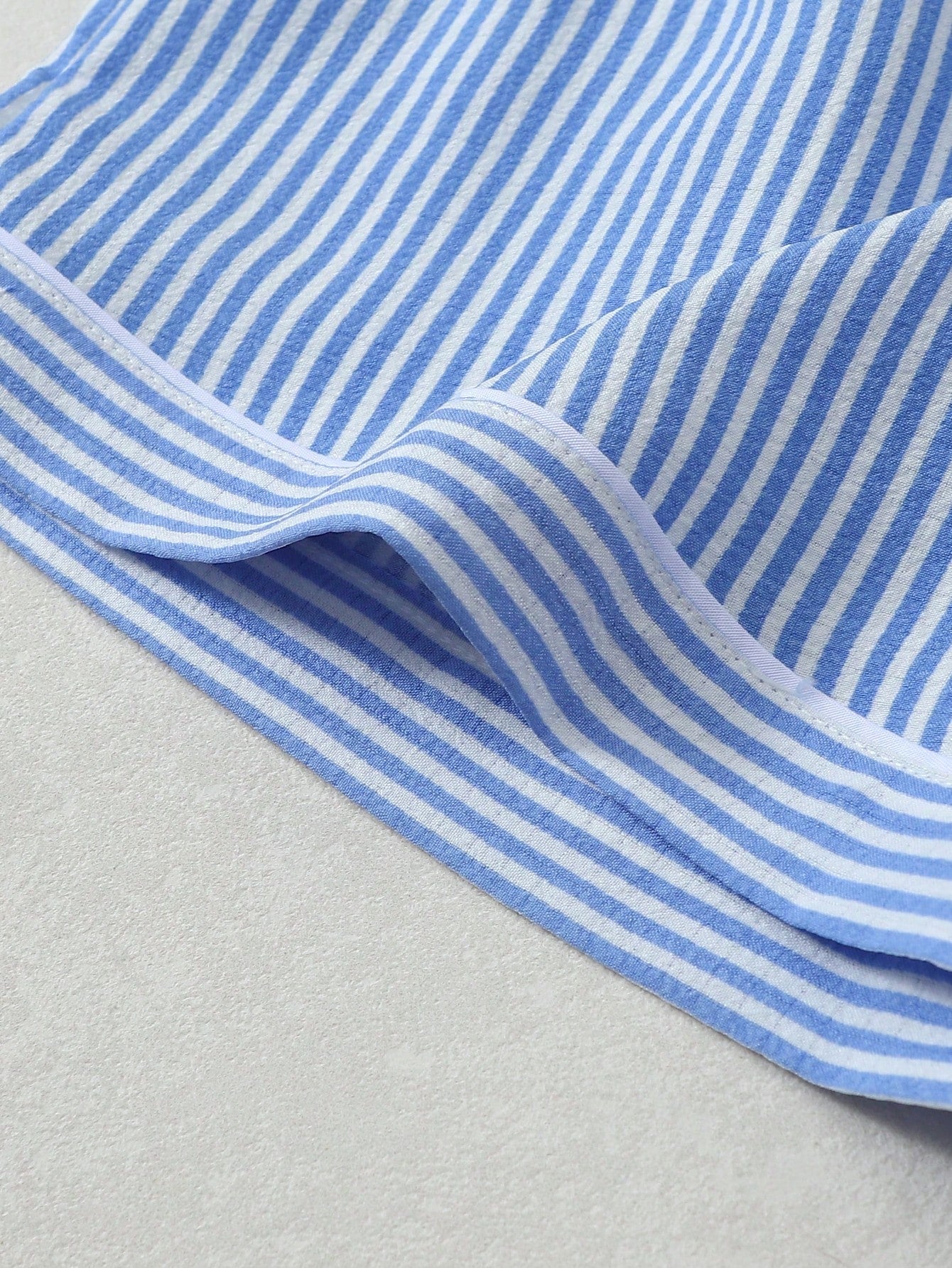 Classic Blue Stripe 3-Piece Women’s Pajama Set