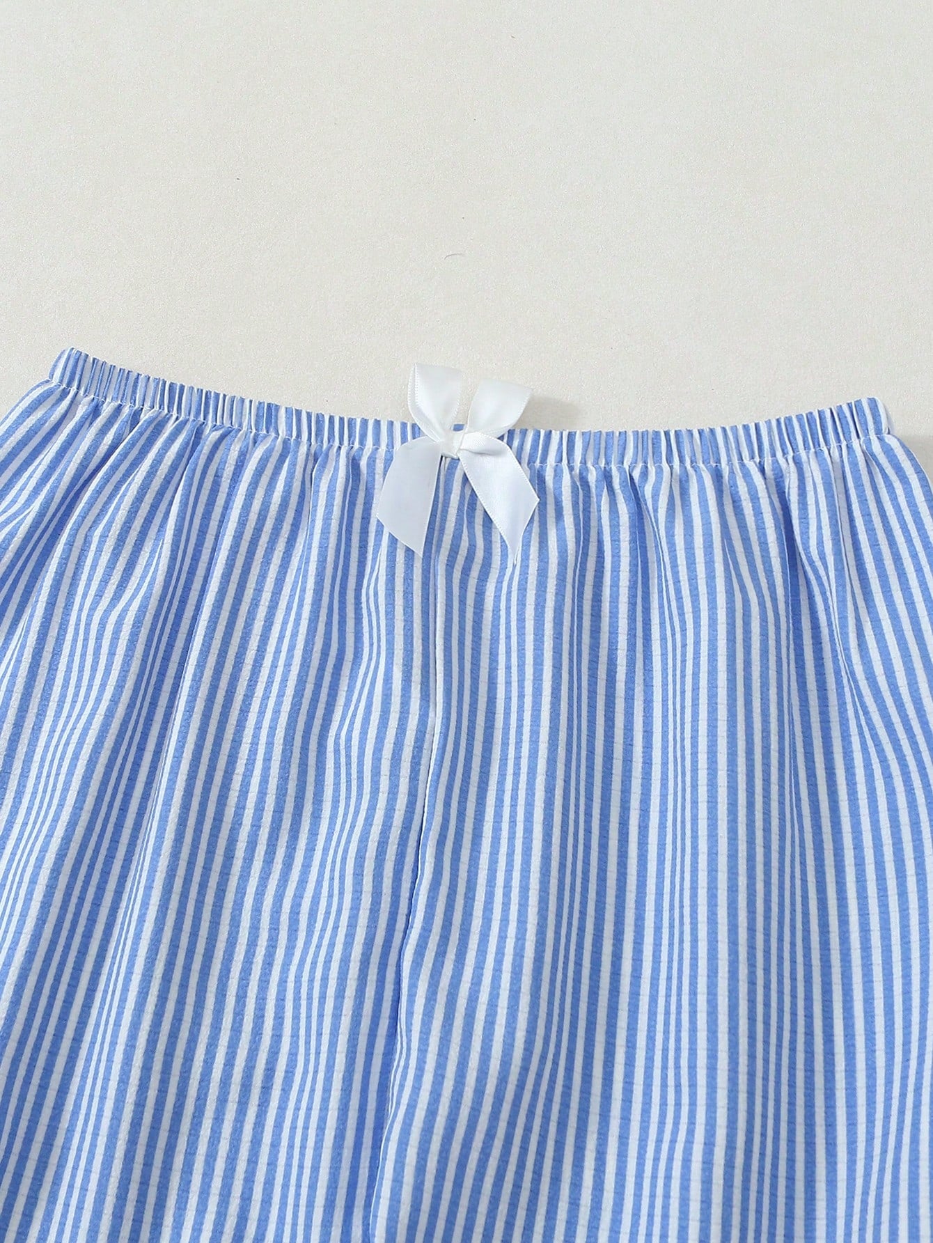 Classic Blue Stripe 3-Piece Women’s Pajama Set