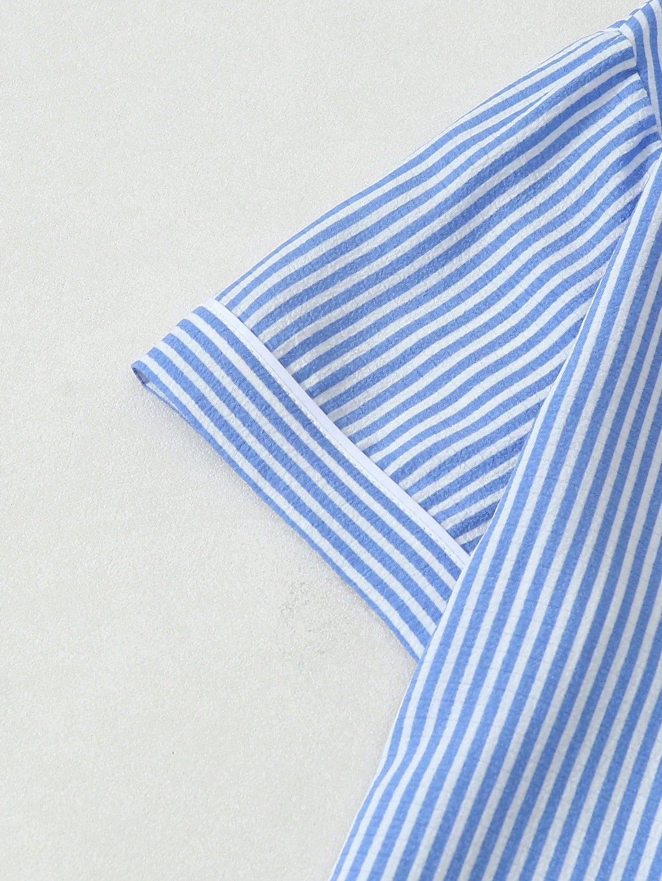 Classic Blue Stripe 3-Piece Women’s Pajama Set
