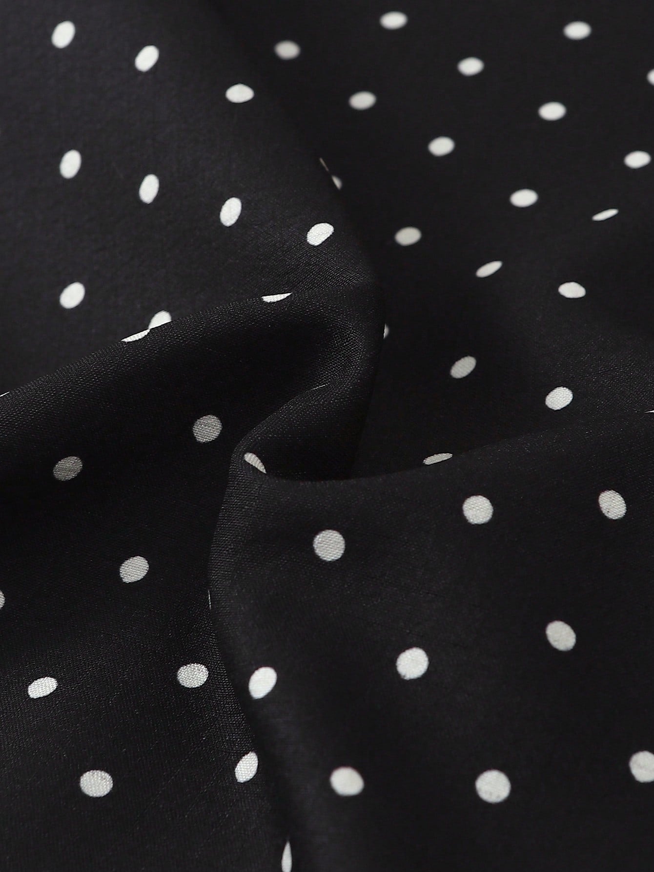 Classic Black Polka Dot 3-Piece Women’s Pajama Set