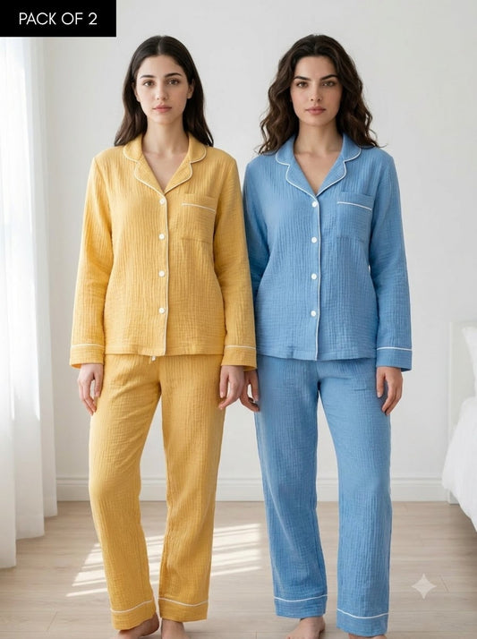 Cloud Comfort PJ Set – Pack of 2