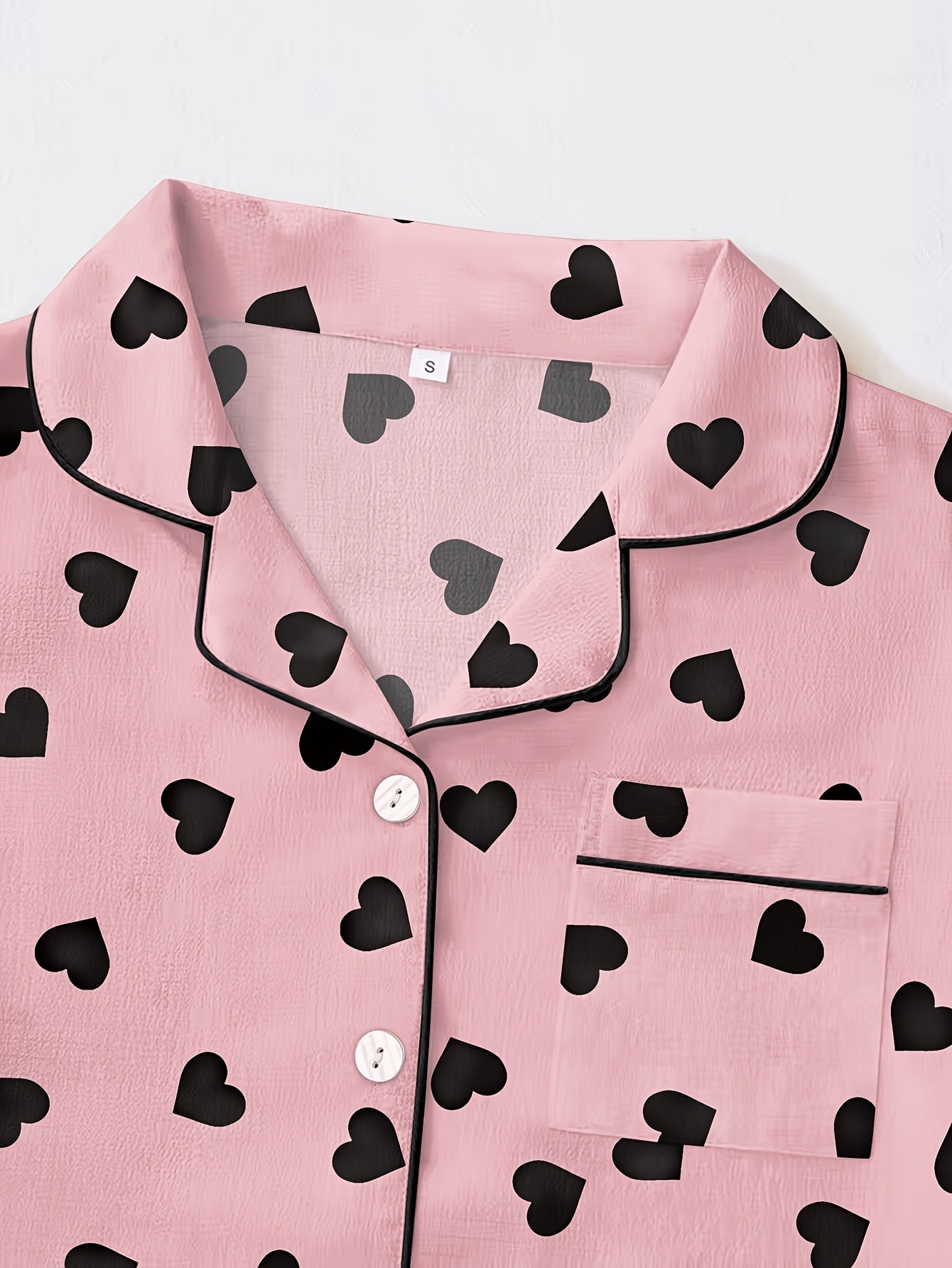 Blush Hearts 3-Piece Pajama Set