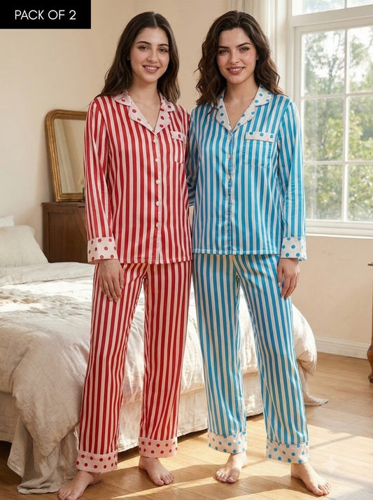 Candy Stripe PJ Set – Pack of 2