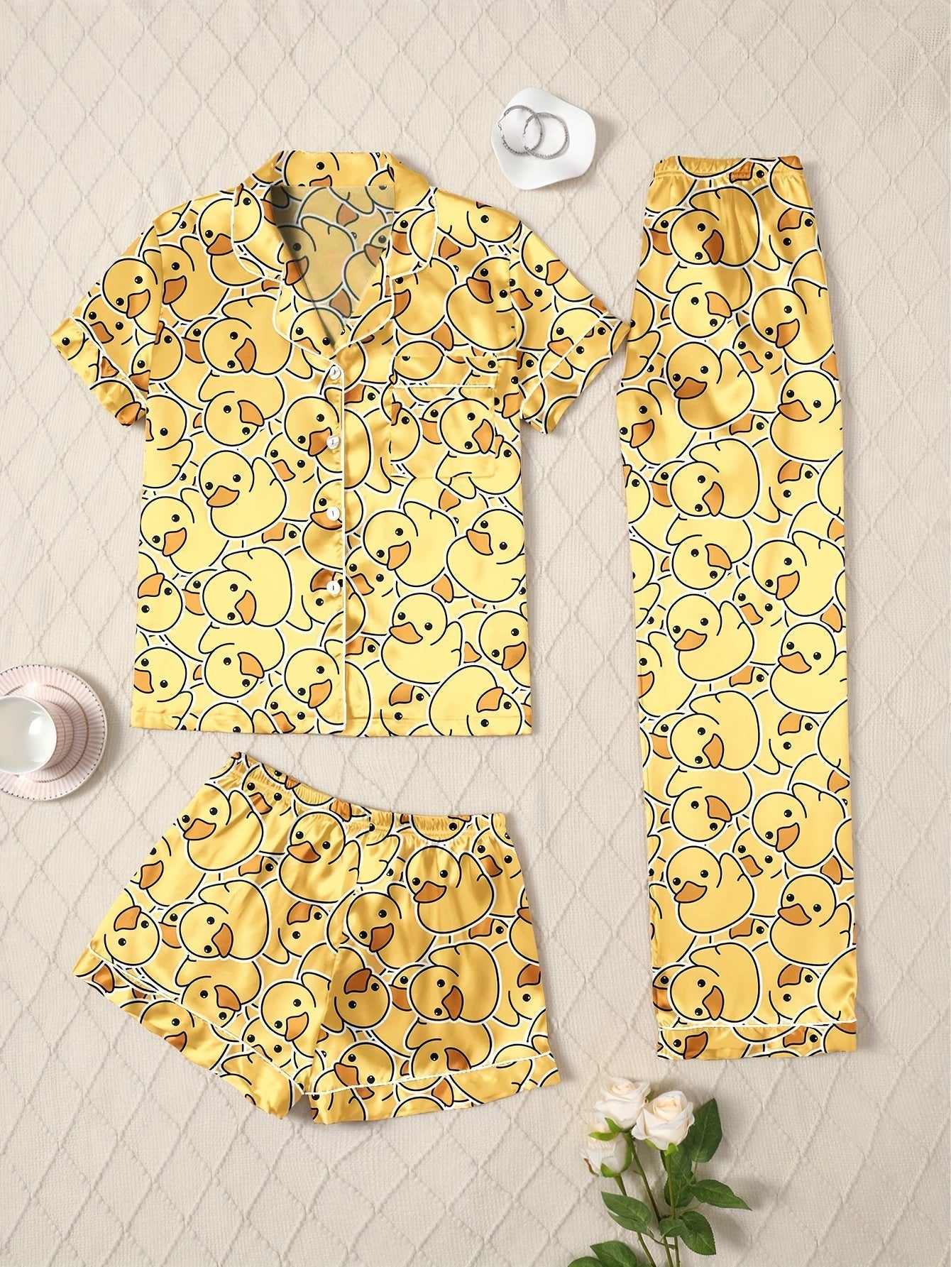 Sunny Duck Bliss 3-Piece Pajama Set