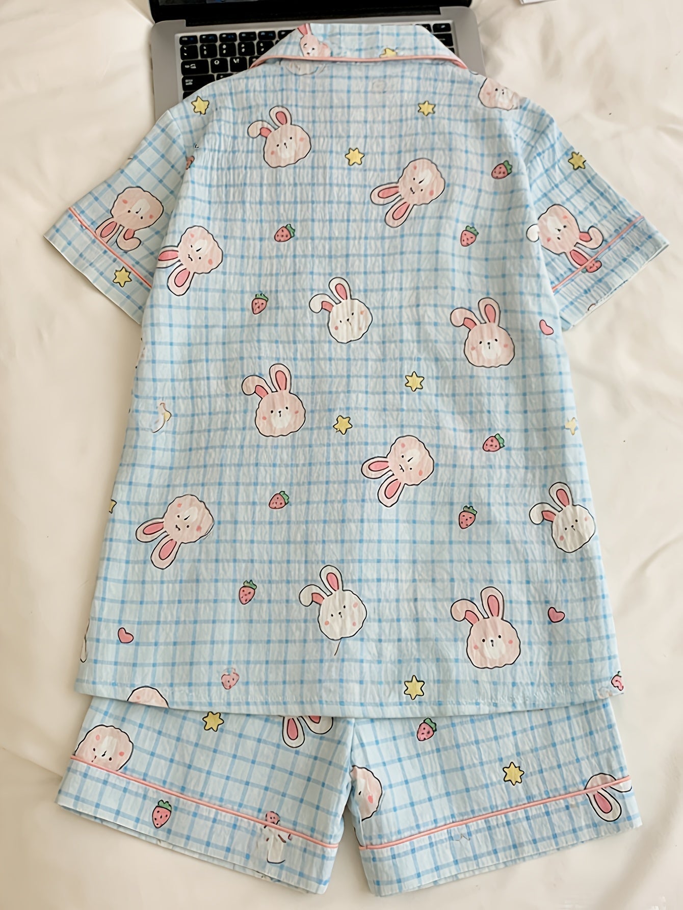 Bunny Bliss 3-Piece Pajama Set