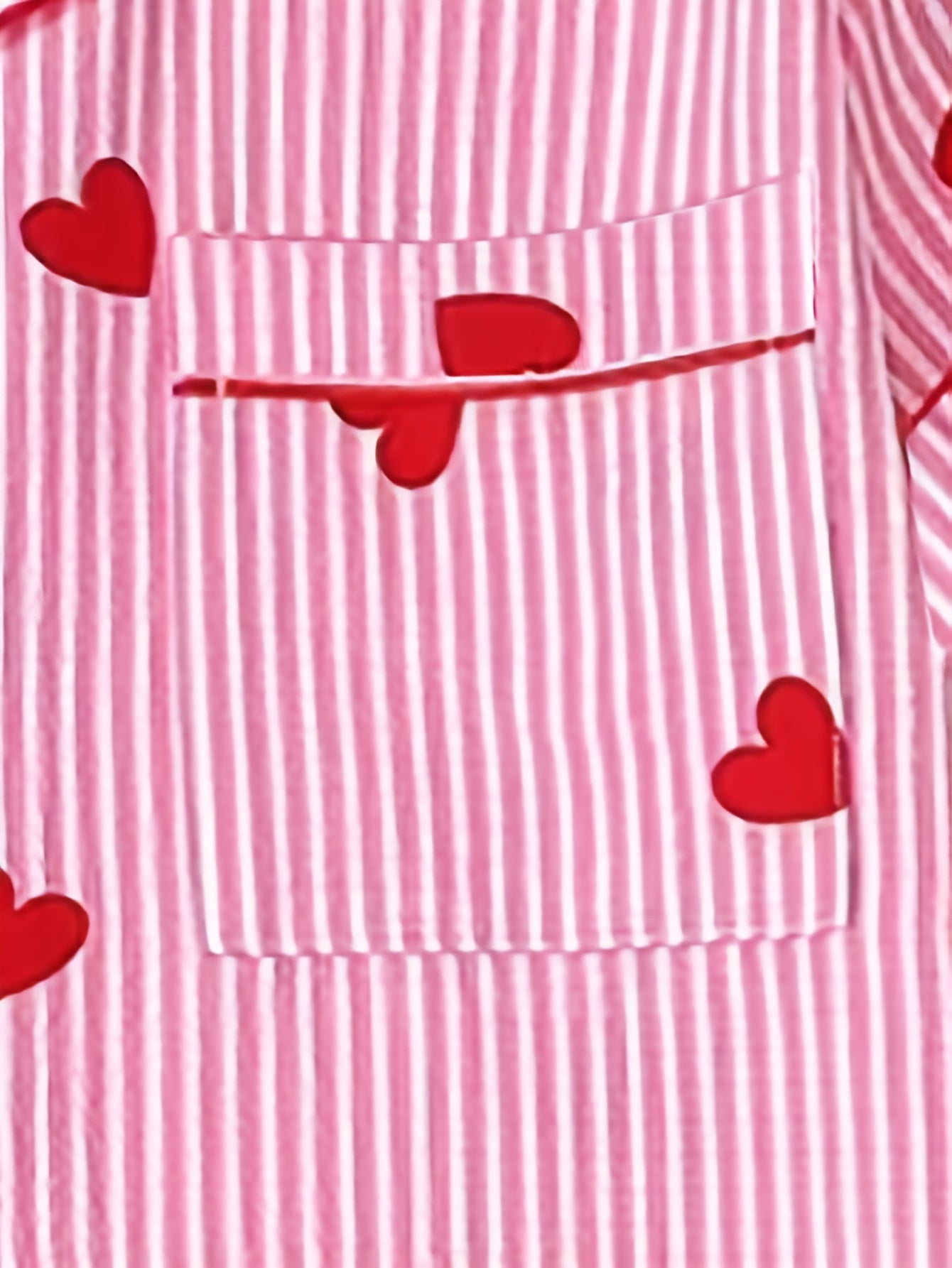 Sweetheart Stripe 3-Piece Pajama Set