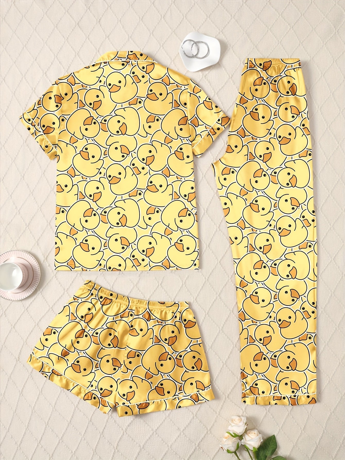 Sunny Duck Bliss 3-Piece Pajama Set