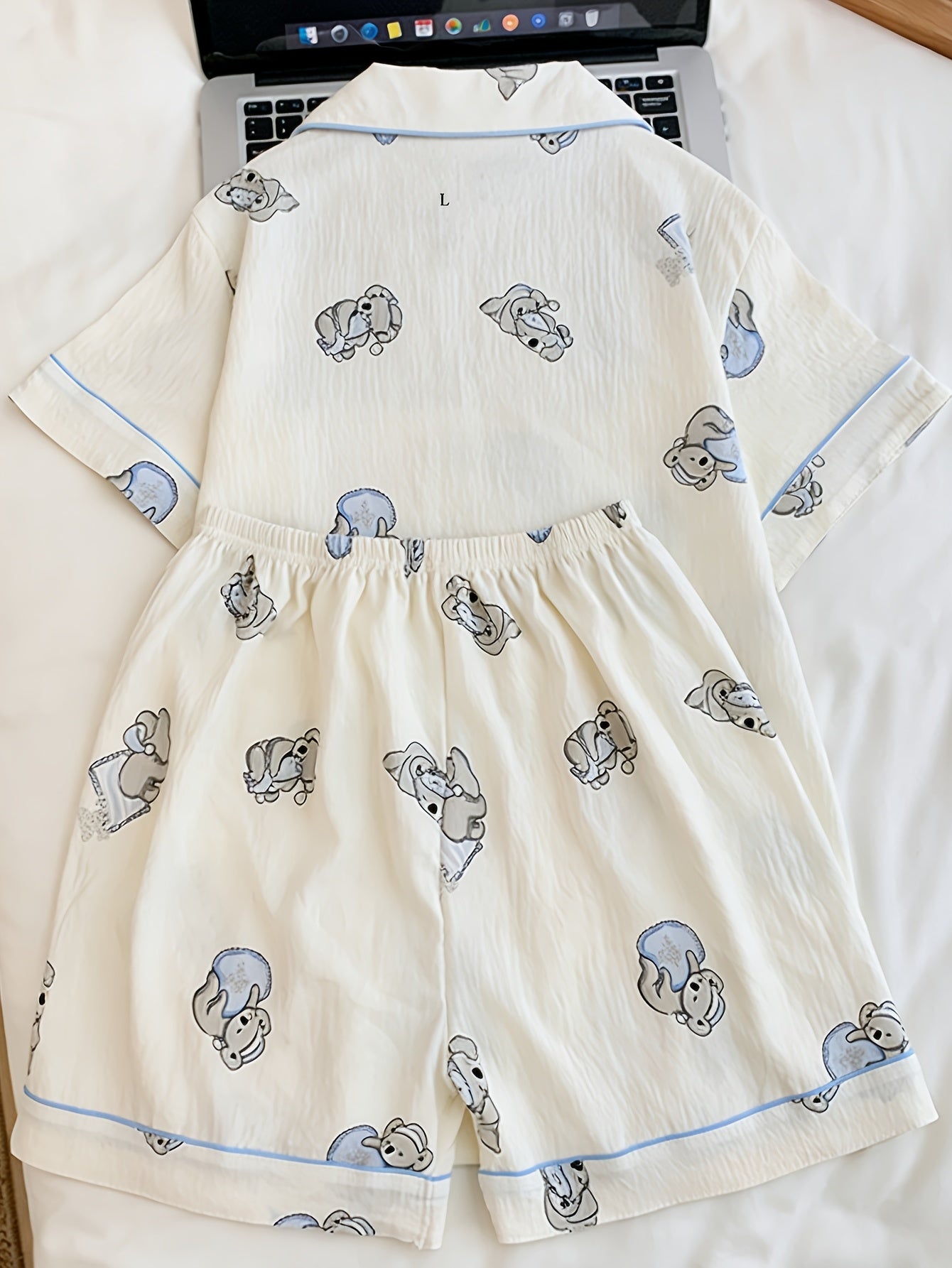 Cloud Bear 3-Piece Pajama Set