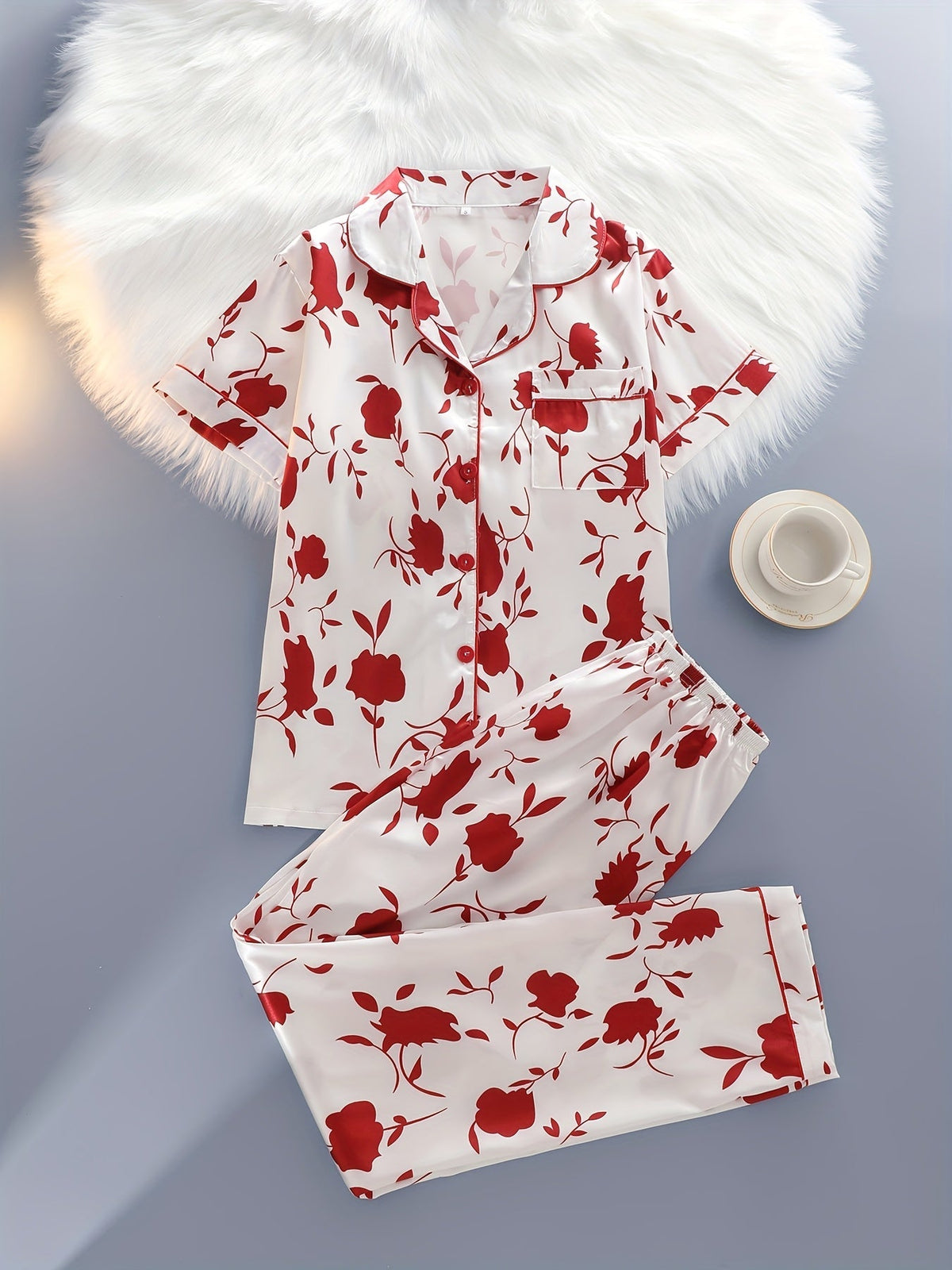 Bloom & Citrus Duo – Printed Pajama Set | Pack of 2