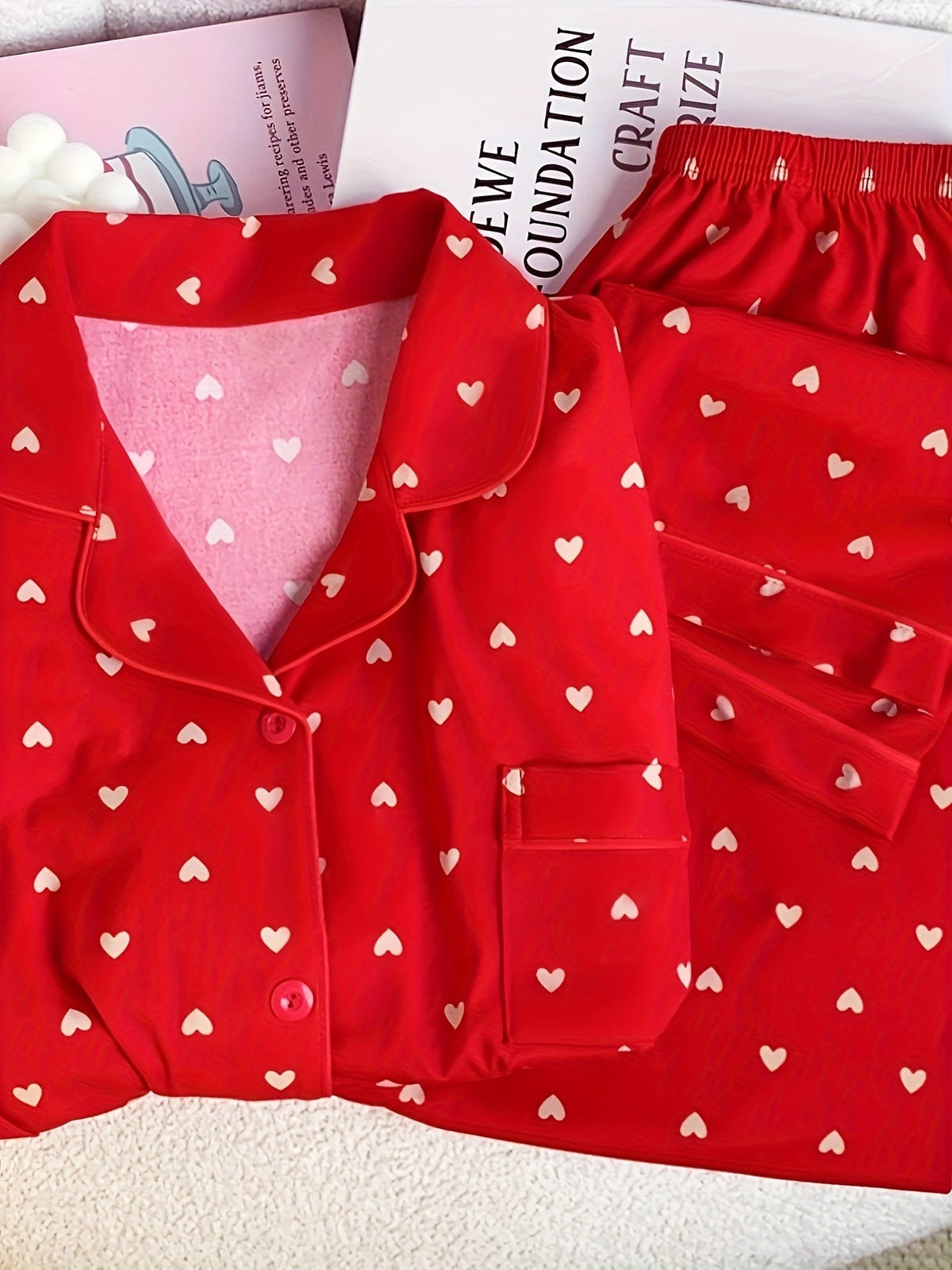 Cherry Hearts PJ Set – Pack of 2