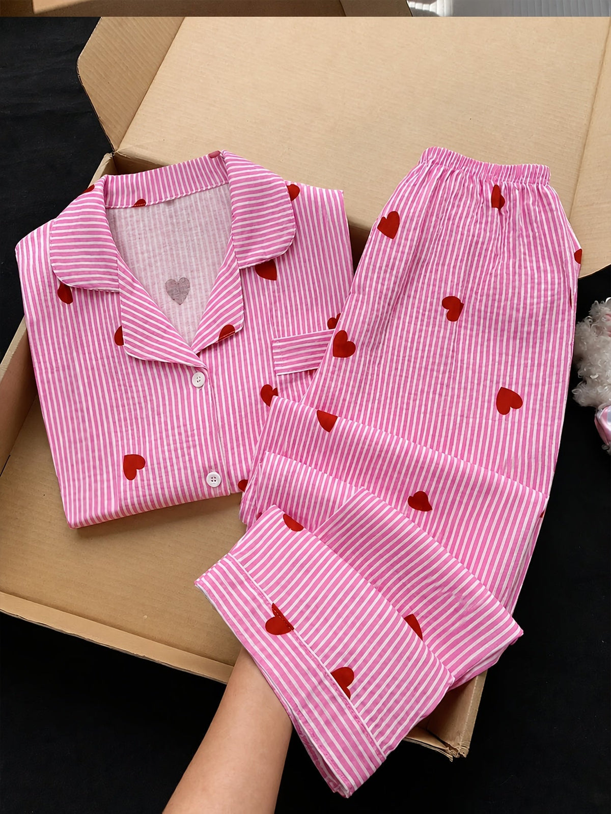 Cherry Hearts PJ Set – Pack of 2