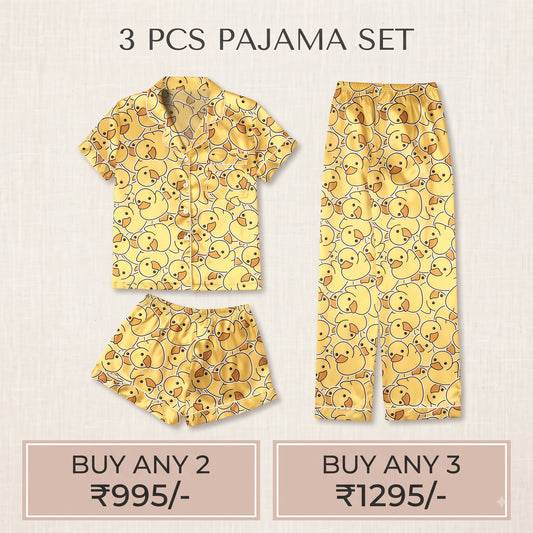 Sunny Duck Bliss 3-Piece Pajama Set