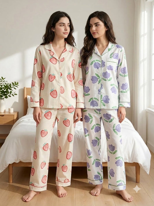 Berry Bloom PJ Set – Pack of 2