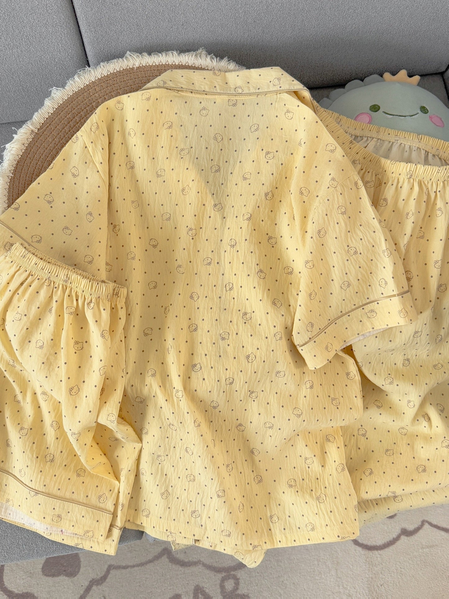 Buttercup Bunny Dot 3-Piece Pajama Set