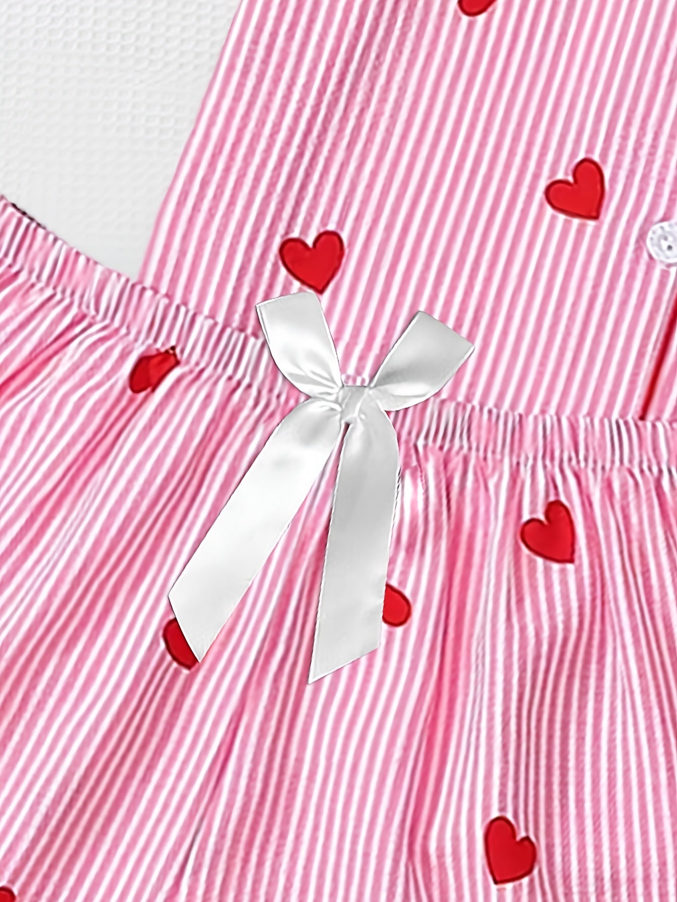 Sweetheart Stripe 3-Piece Pajama Set