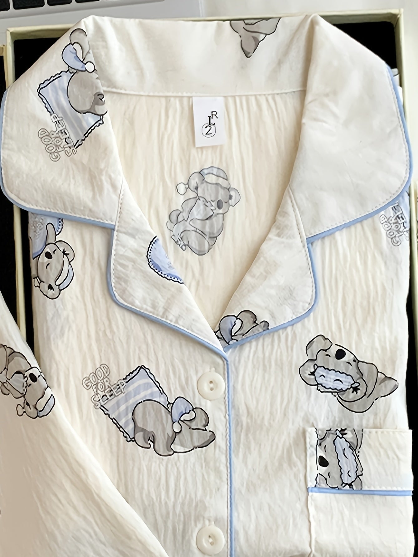 Cloud Bear 3-Piece Pajama Set