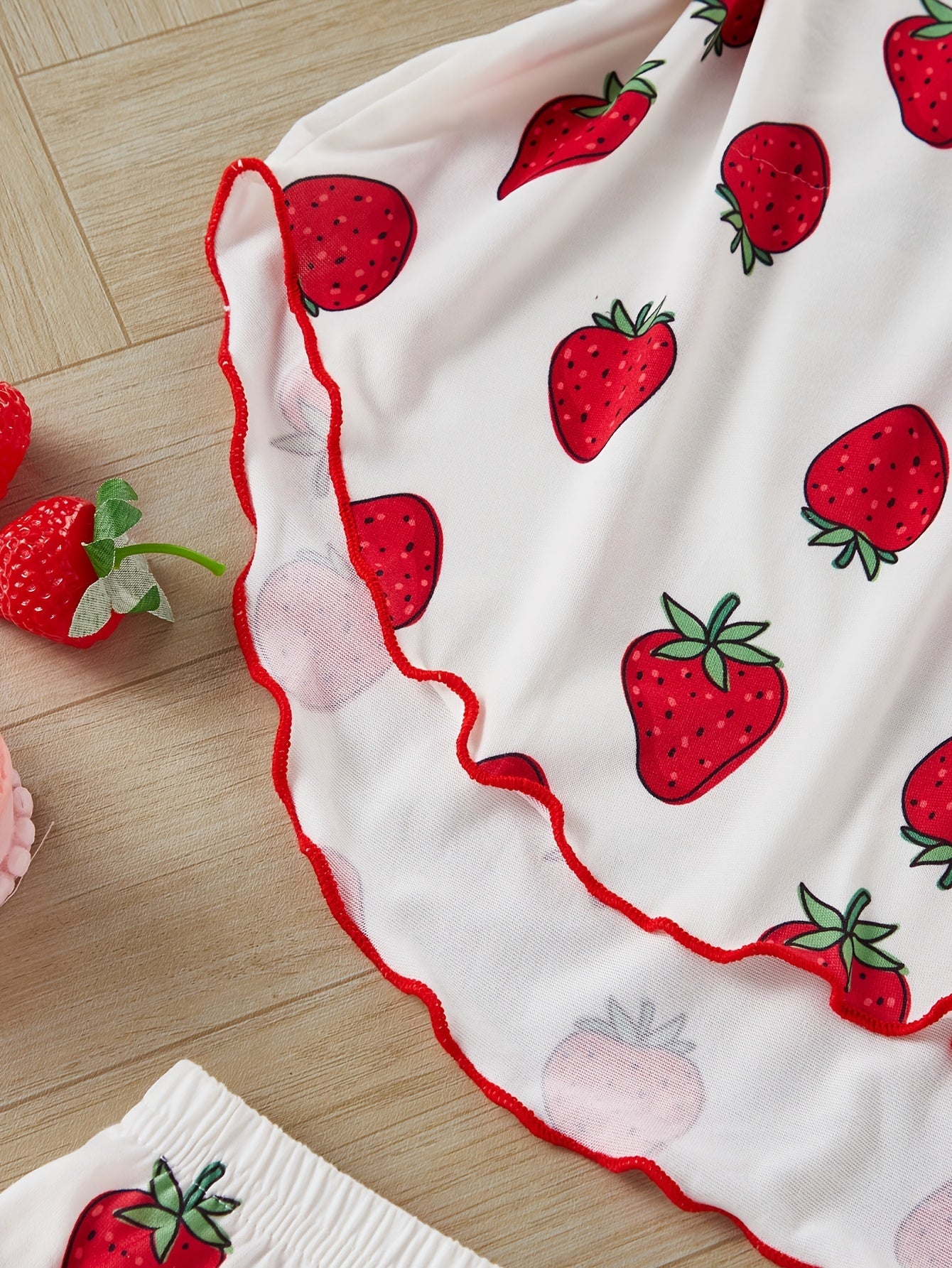 Strawberry Bliss 3-Piece Pajama Set