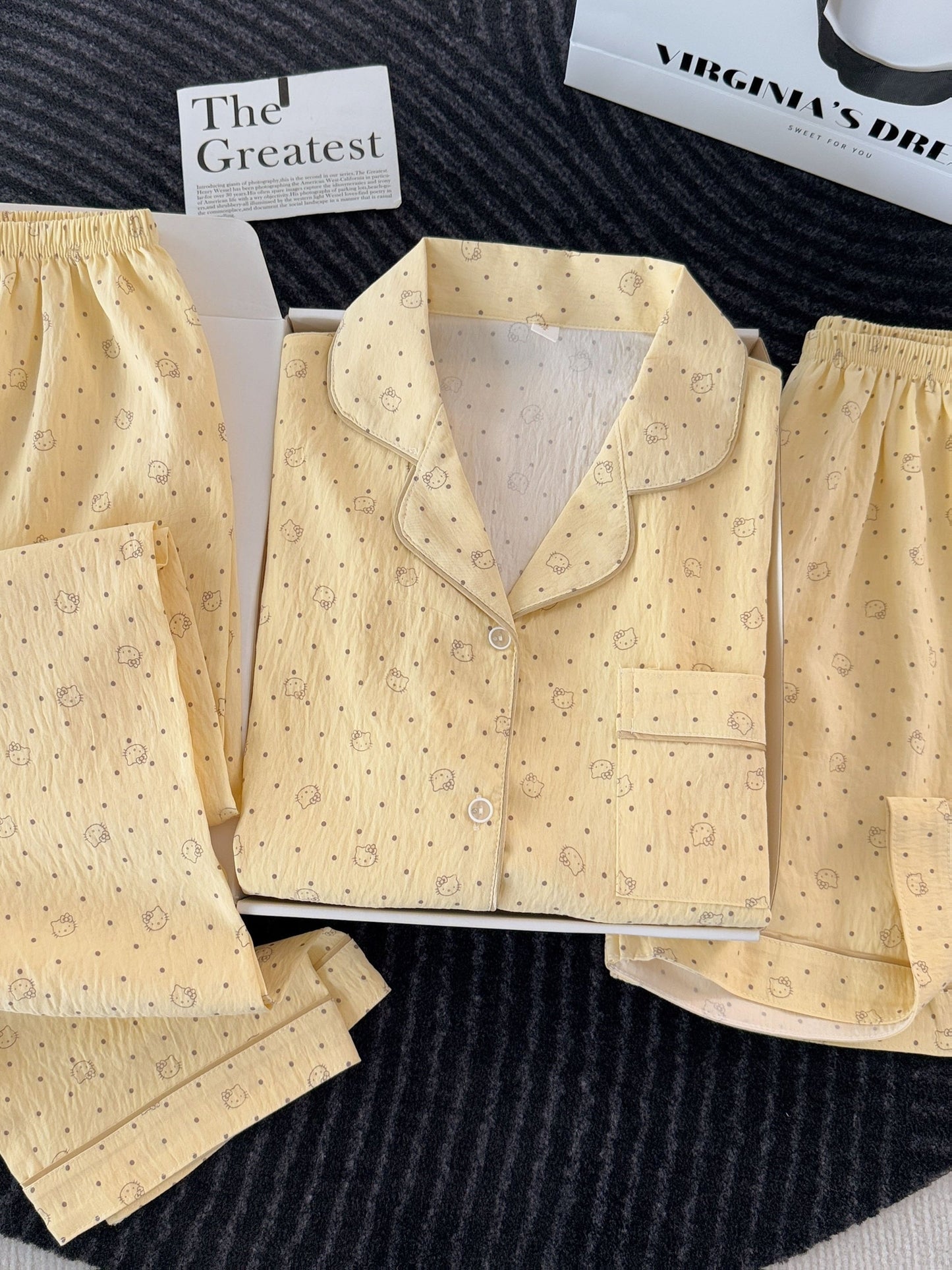 Buttercup Bunny Dot 3-Piece Pajama Set